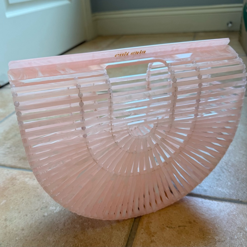 Cult Gaia Pink Ark Bag